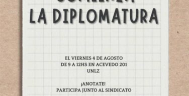 COMIENZA LA DIPLOMATURA!