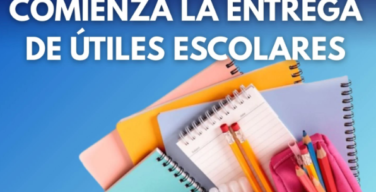 COMIENZA LA ENTREGA DE ÚTILES ESCOLARES